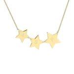 Shooting Star Initial Necklace — view 2