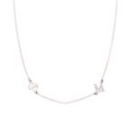 Sideways Letter Necklace — view 3