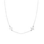 Sideways Letter Necklace — view 1