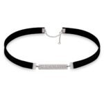 Split Choker with Roman Date — view 1