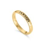 Stackable Engraved Name Ring — view 4