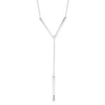 Triangle Hanging Bar Necklace — view 1