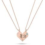Two Half Heart Necklaces — view 4