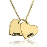 Two Hearts Necklace — view 3