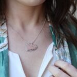 Two Hearts Necklace — view 2
