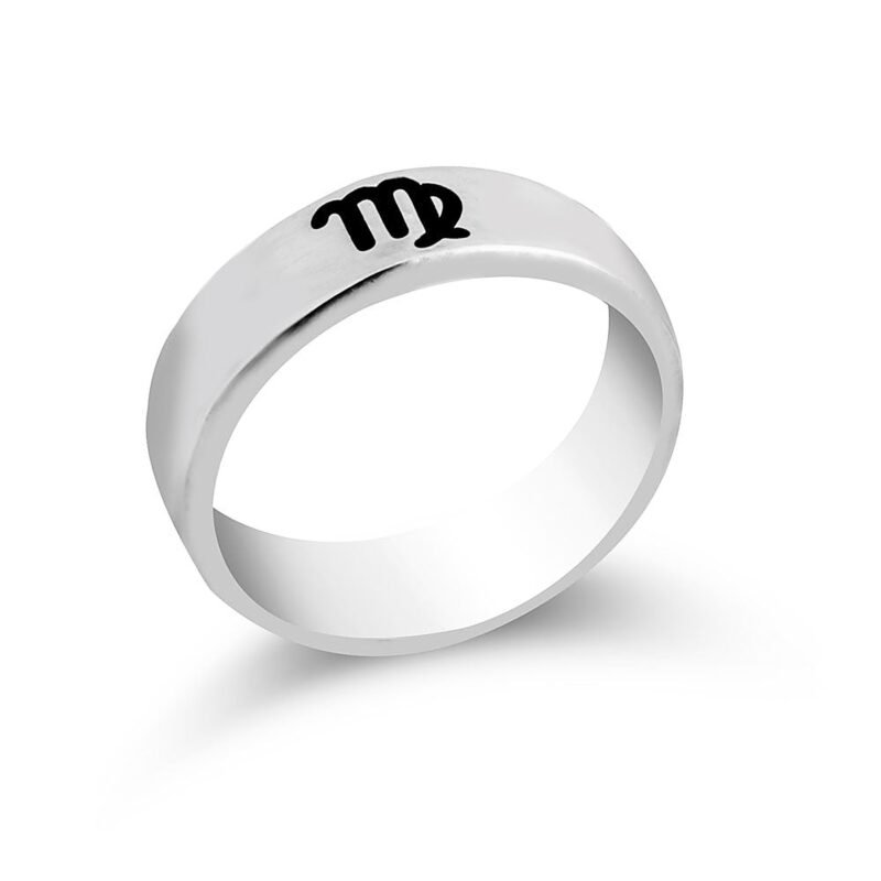 Zodiac Engraved Ring - 24K Gold Plating white background